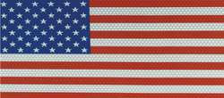 REFLEXITE 18377 AMERICAN FLAG DECAL REFLECT 14X7.75