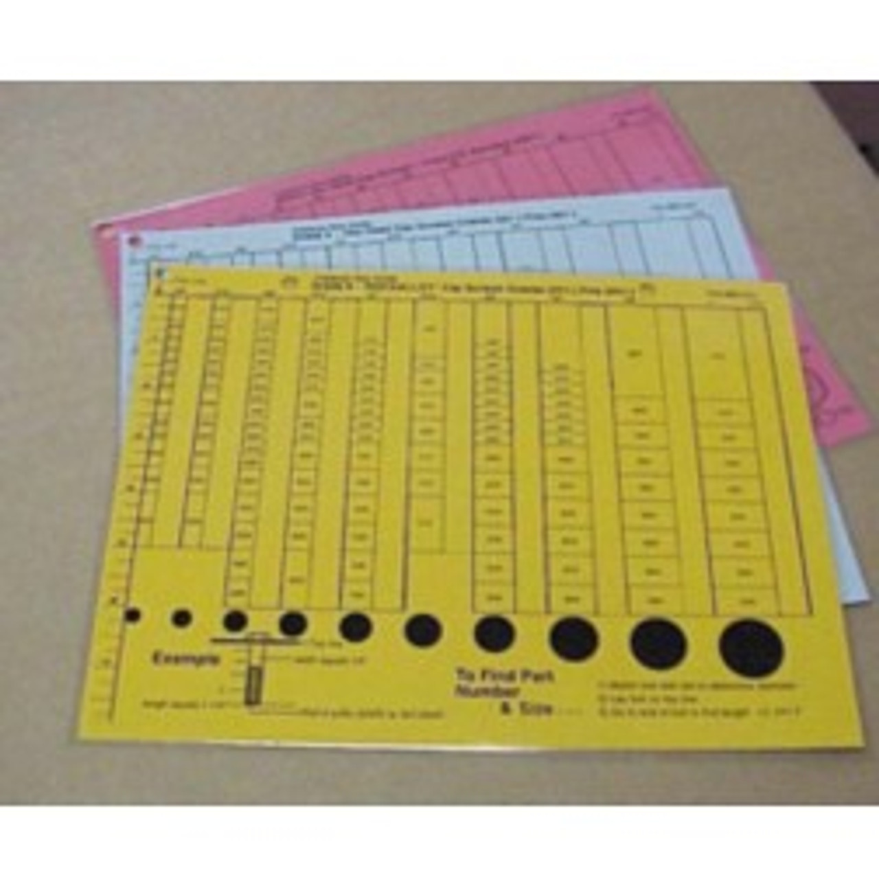 ROCKFORD RPFG3 FASTENER SIZE GUIDE
