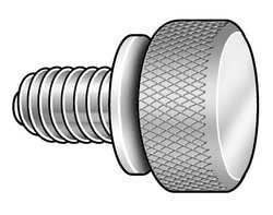RICHARD MANNO CO. WFTSSS7 THUMB SCREW KNURLED 8-32X1/2 L PK5