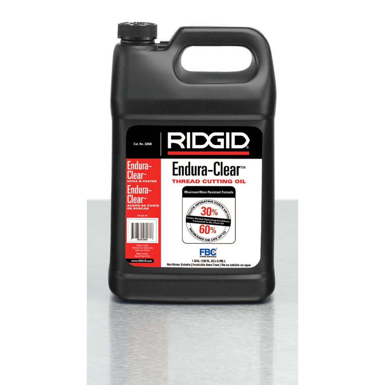 RIDGID 32808 ENDURA-CLEAR THREADING OIL