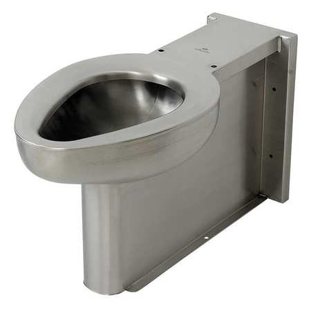 DURA-WARE R2115-W-2 TOILET FLOOR SATIN STAINLESS STEEL