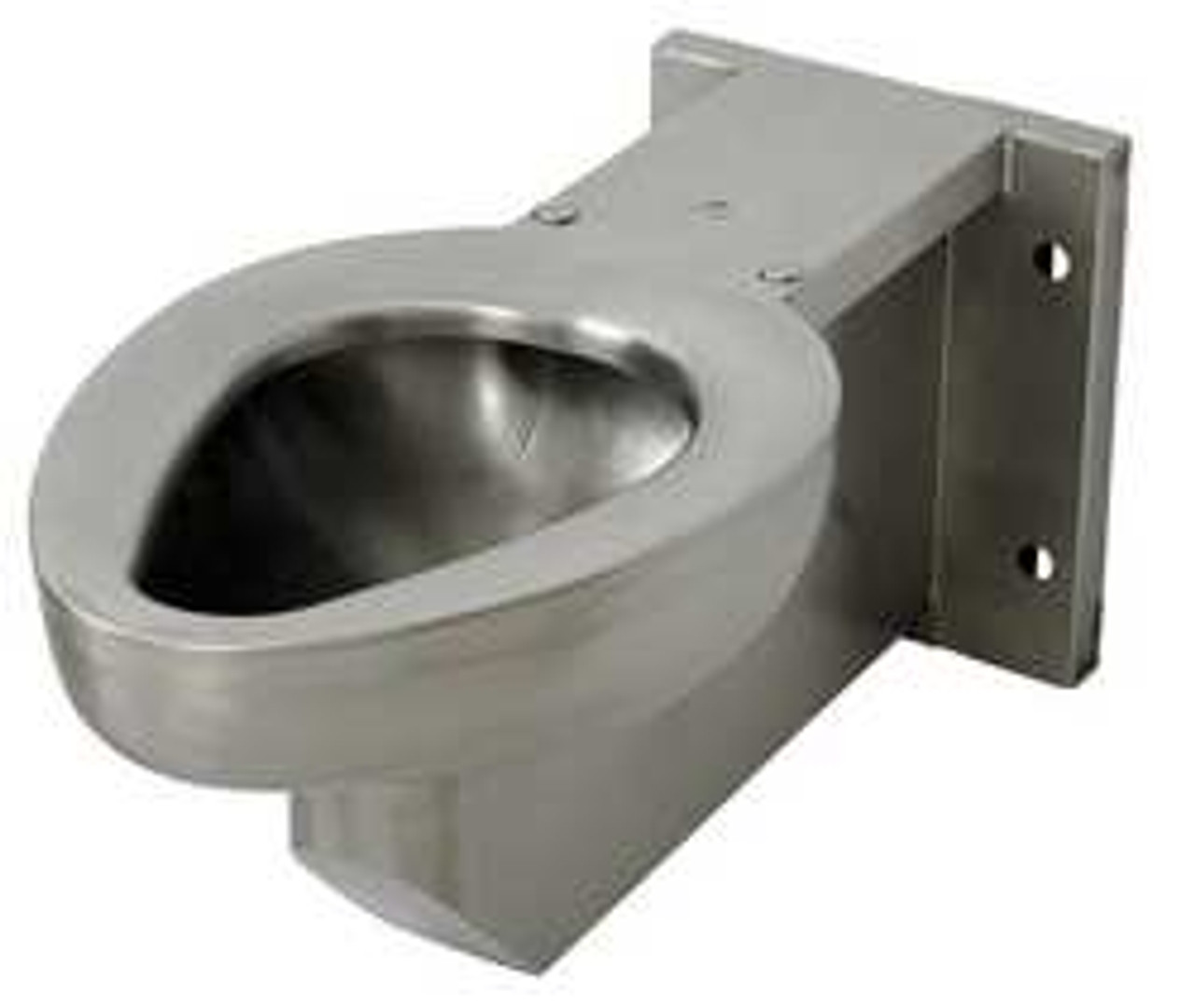 DURA-WARE R2105-W-1 TOILET WALL SATIN STAINLESS STEEL