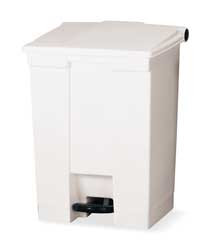 RUBBERMAID COMMERCIAL PRODUCTS FG614400WHT STEP-ON CAN 12G/45L WHT