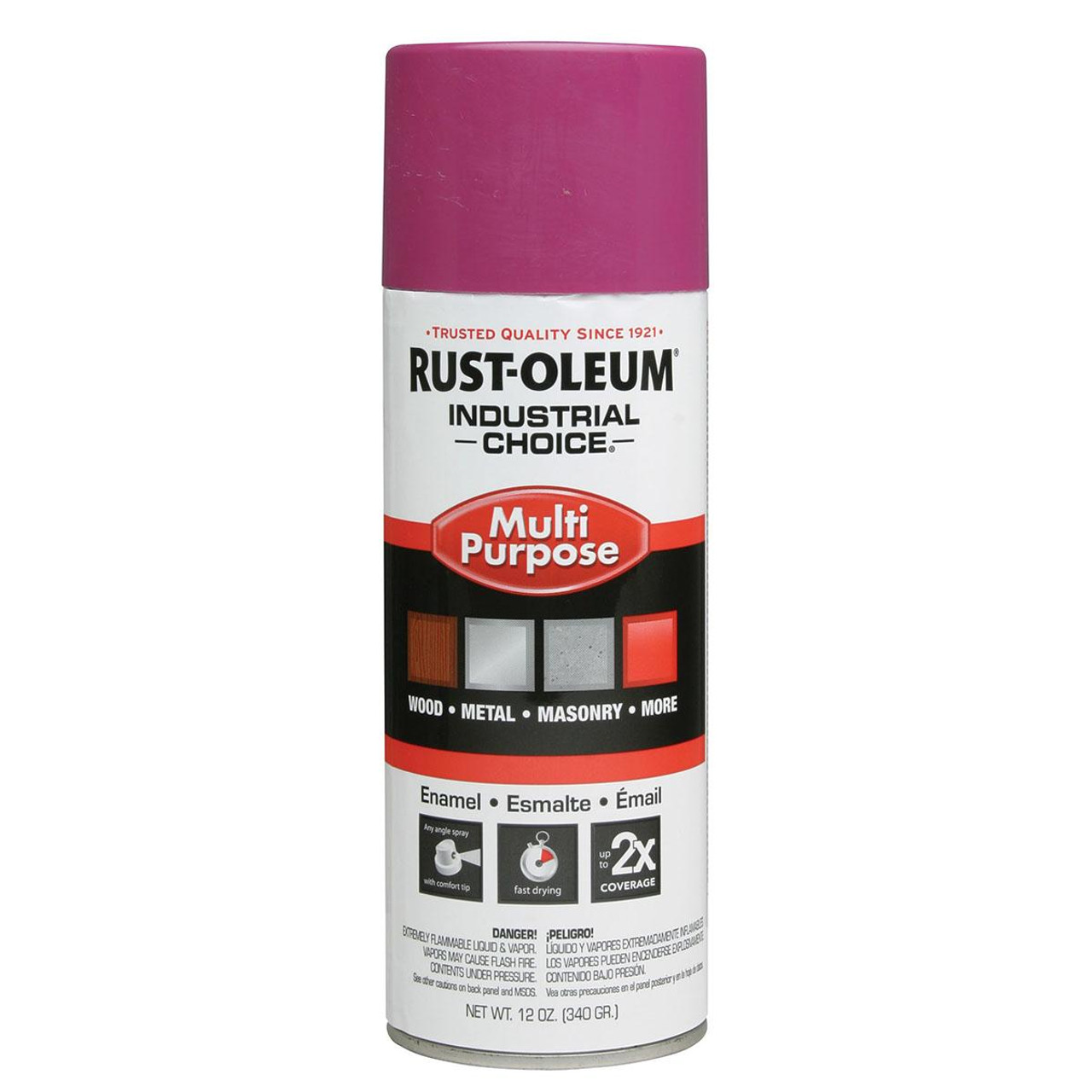 RUST-OLEUM 1670830 SPRAY PAINT, 1600, INDUSTRIAL, 12 OZ,  S