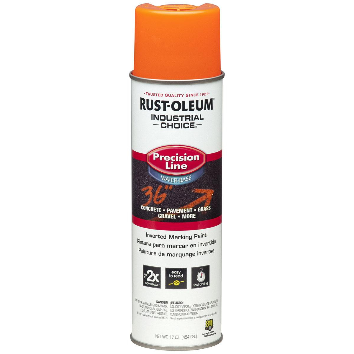 RUST-OLEUM 203036 MARKING PAINT, M1800, INDUSTRIAL, 17 OZ,