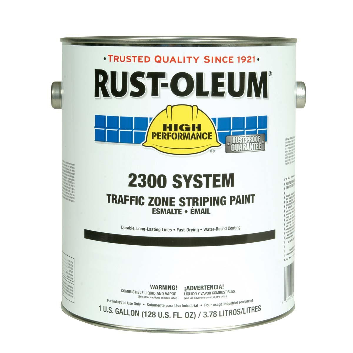 RUST-OLEUM 2391402 STRIPING PAINT, TRAFFIC MARKING, 1 GAL, 