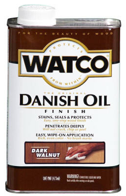RUST-OLEUM 65851 FINISH DNSH OIL INT DK WLNT PT