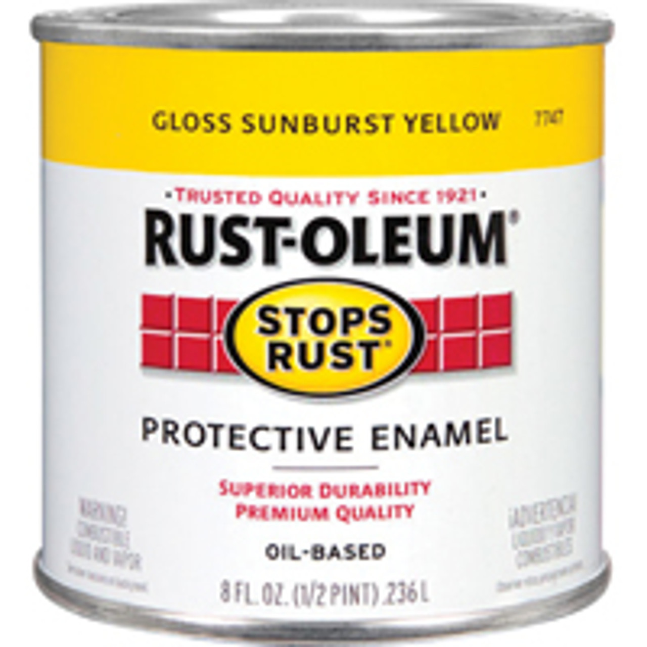 RUST-OLEUM 7747730 PAINT RUST OBS SUN YELL 1/2PT 