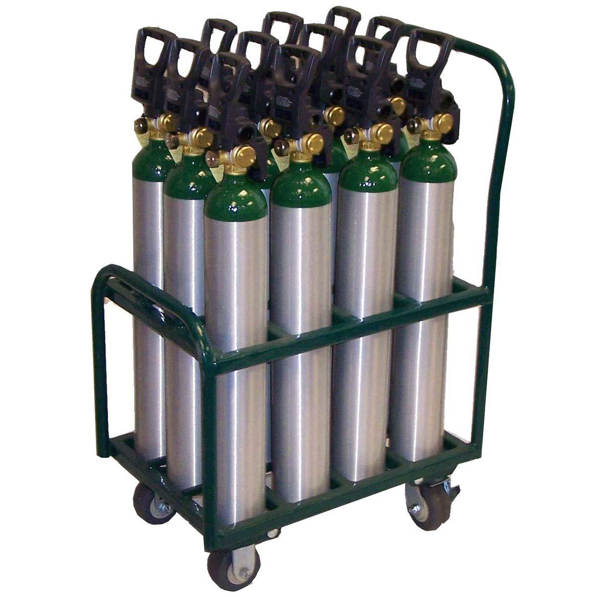 SAF-T-CART MDE-12 MEDICAL CART 12 D/E CYL