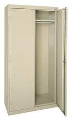 SANDUSKY LEE EAWR 462472-07 WARDROBE STORAGE CABINET BEIGE ASSEMBLED