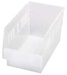 QUANTUM STORAGE SYSTEMS QSB202CL PLASTIC NESTING STORAGE SHELF BIN QSB202