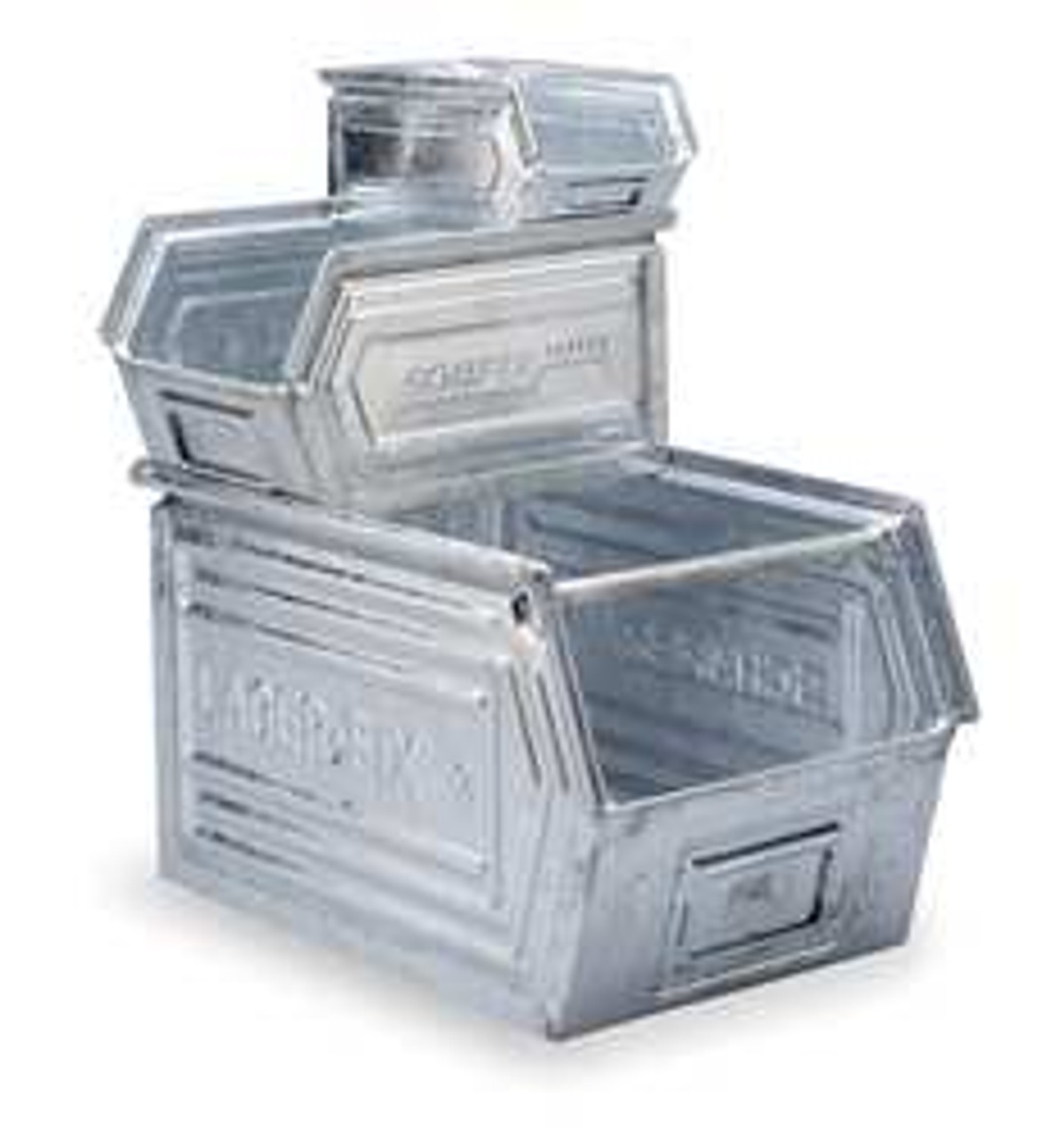 SCHAEFER 147.090605GV1 14/7 STACKING STEEL BIN BOX 9X6X58 GALV