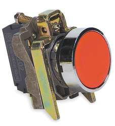 SCHNEIDER ELECTRIC XB4BA45 NON-ILLUM PUSH BUTTON 22MM 1NO/1NC RED