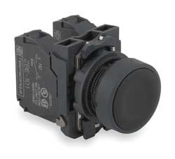 SCHNEIDER ELECTRIC XB5AA25 NON-ILLUM PUSH BUTTON 22MM 1NO/1NC BLACK