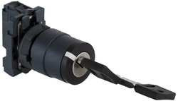 SCHNEIDER ELECTRIC XB5AG41 SELECTOR SWITCH NON-ILLUMINATED KEYED