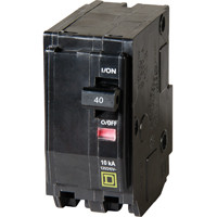 SQUARE D QO240C QO 40-AMP DOUBLE-POLE CIRCUIT BREAKER
