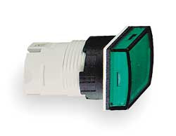 SCHNEIDER ELECTRIC ZB6DV3 PILOT LIGHT HEAD,GREEN,LED