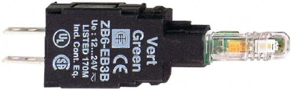 SCHNEIDER ELECTRIC ZB6EB3B LAMP MODULE 16MM 12-24V GREEN LED