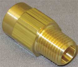 SMC CHK BRS 410-4F4M-B PISTON SPRING CHECK VALVE BRASS 1/4 IN.