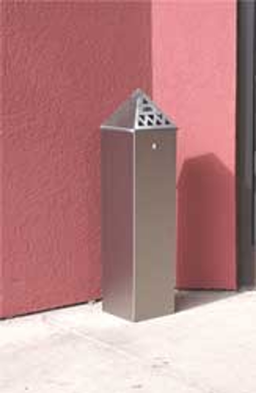 SMOKERS OASIS TBH03 CIGARETTE RECEPTACLE ANTIQUE GREEN SS SMOKERS OASIS TBH03 CIGARETTE RECEPTACLE ANTIQUE GREEN SS