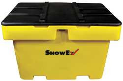 SNOWEX SB-1800 ATTACHED LID CONTAINER 18 CU FT YELLOW
