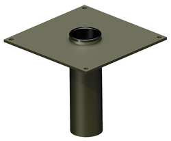 OZ LIFTING PRODUCTS OZSOC1 MOUNTING BASE 1200 LB. STEEL