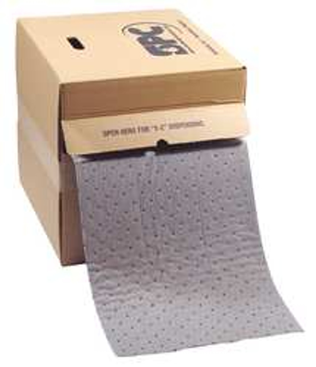 BRADY SPC ABSORBENTS HT550GRNG ABSORBENT ROLL 8 GAL. 50 FT L 15 IN W