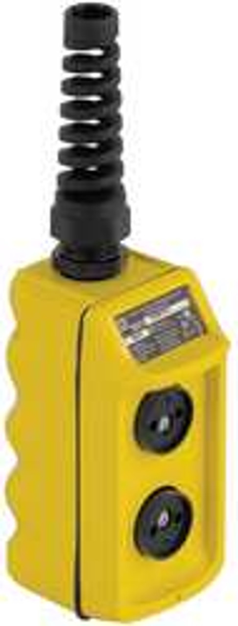 SQUARE D 9001BW100YU PENDANT PUSH BUTTON STATION 2NO YELLOW