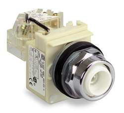 SCHNEIDER ELECTRIC 9001K1L35 ILLUM PUSH BUTTON OPERATOR,30MM,NO CAP
