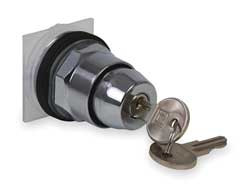 SCHNEIDER ELECTRIC 9001KS59K5 SELECTOR SWITCH NON-ILLUMINATED KEYED
