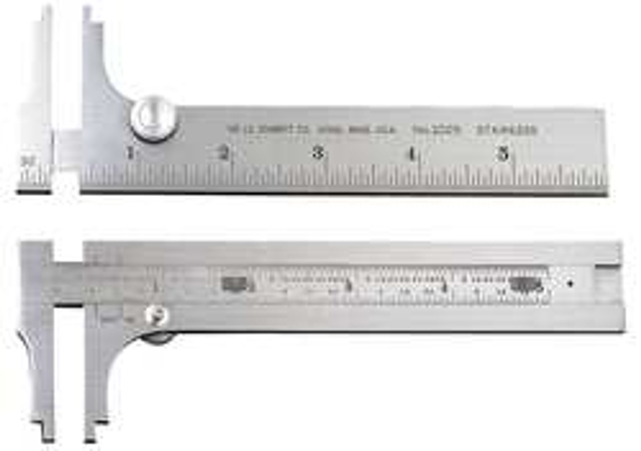 STARRETT 1025-6 POCKET SLIDE CALIPER- 6" - ALT NUMBER -  STARRETT 1025-6 POCKET SLIDE CALIPER- 6" - ALT NUMBER -
