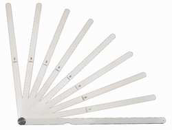 STARRETT 172E THICKNESS GAGE- .002-.015"- 8 LEAVES - A