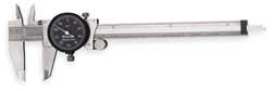STARRETT B120A-6 DIAL CALIPER- BLACK DIAL- 0-6" - ALT NUM