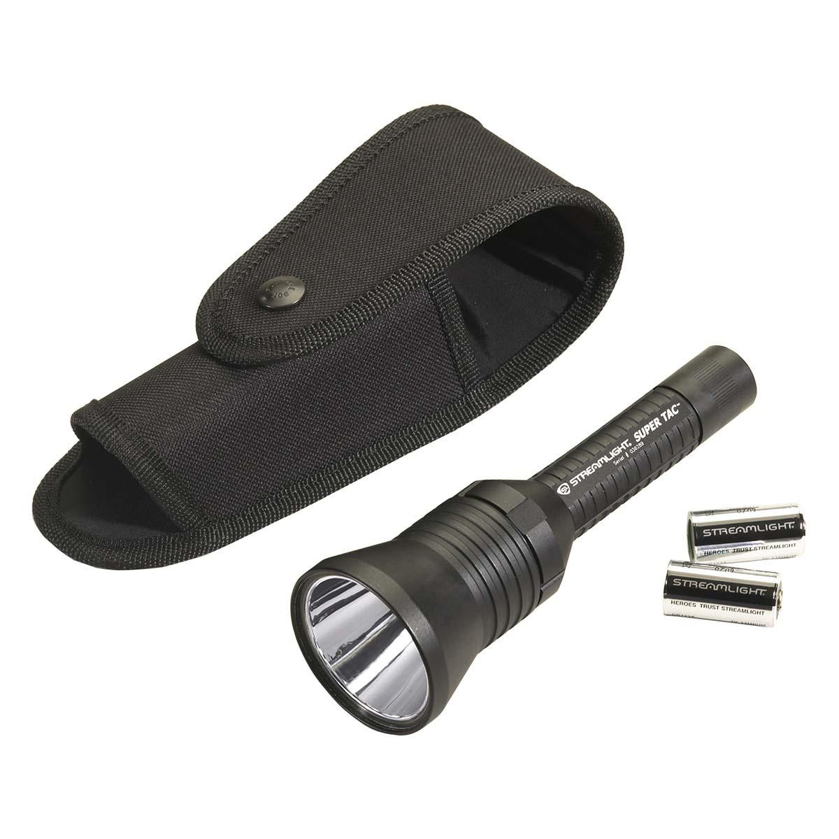 STREAMLIGHT 88700 SUPER TAC WITH HOLSTER AND LITHIUM BATTE