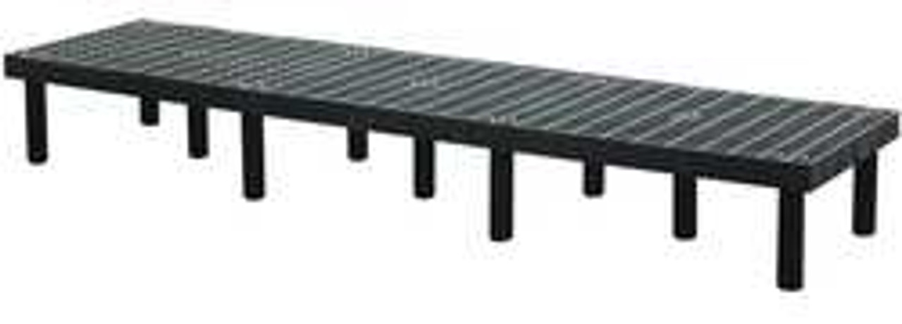 STRUCTURAL PLASTICS D9624 DUNNAGE RACK 1500 LB. HDPE 96 W X 24 D