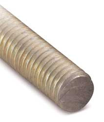 THOMAS & BETTS H104 5/8x10 THREADED ROD GOLD GALV. 5/8-11X10 FT