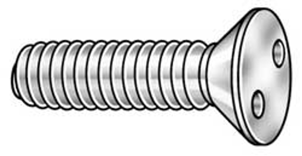 TAMPER-PRUF SCREW 121730 MACH SCREW FLAT 6-32 X 3/4 L PK 50