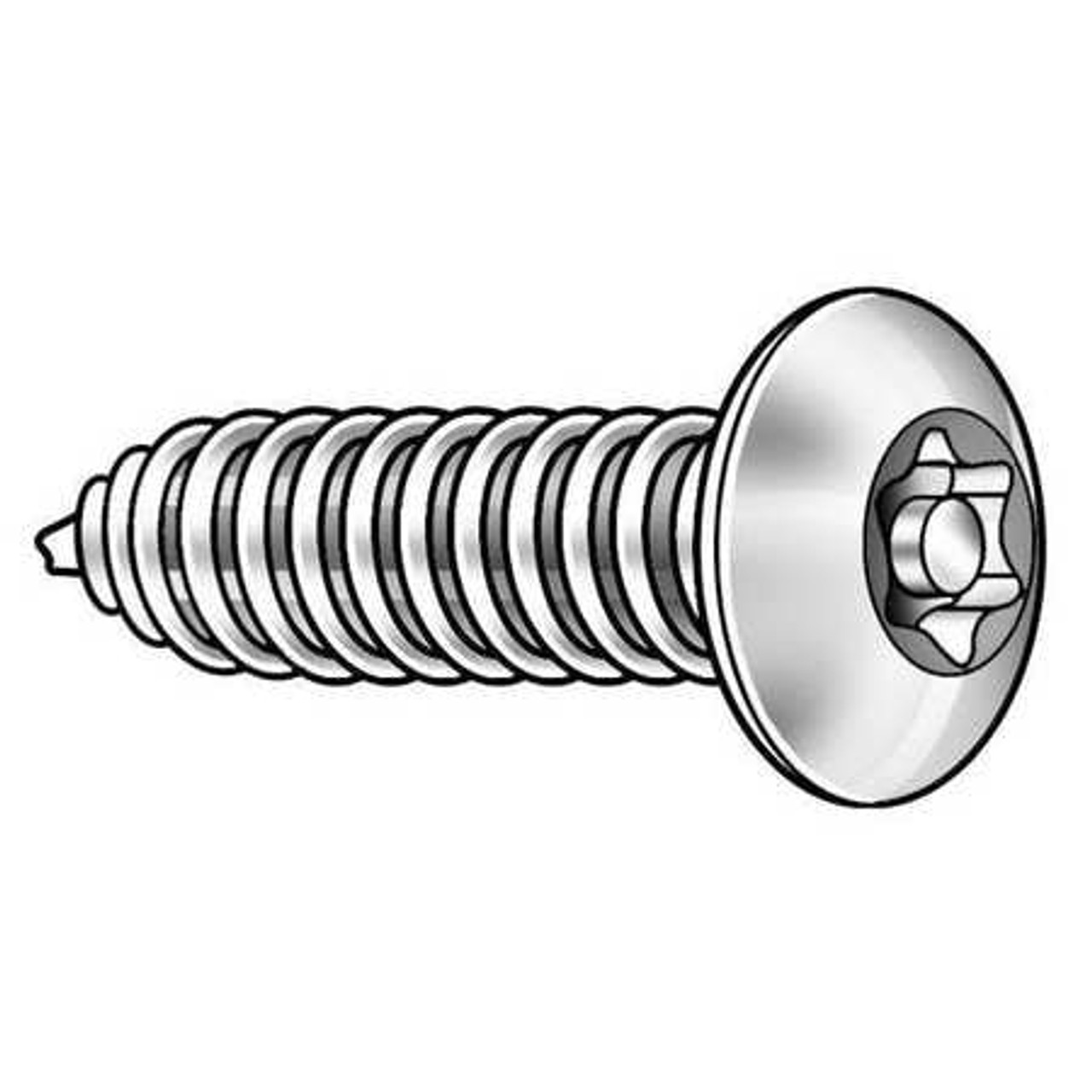 TAMPER-PRUF SCREW 460950 METAL SCREW #6-19 1/2 IN L PK 100
