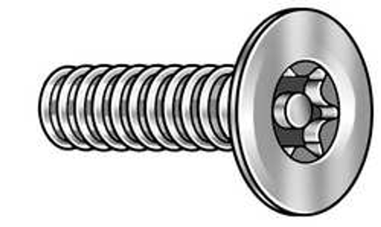 TAMPER-PRUF SCREW 91580 MACH SCREW FLAT 8-32X1 1/4 L PK 25