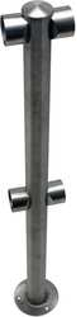 TENSABARRIER 2L5-36-CEN-3S ADAPTA-RAIL CENTER POST SATIN STAINLESS TENSABARRIER 2L5-36-CEN-3S ADAPTA-RAIL CENTER POST SATIN STAINLESS