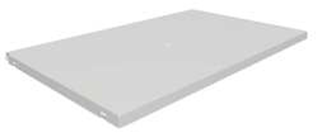 TENNSCO CORP 306 LIGHT GREY SHELF 48 IN X 18 IN X 1-5/16 IN GRAY TENNSCO CORP 306 LIGHT GREY SHELF 48 IN X 18 IN X 1-5/16 IN GRAY