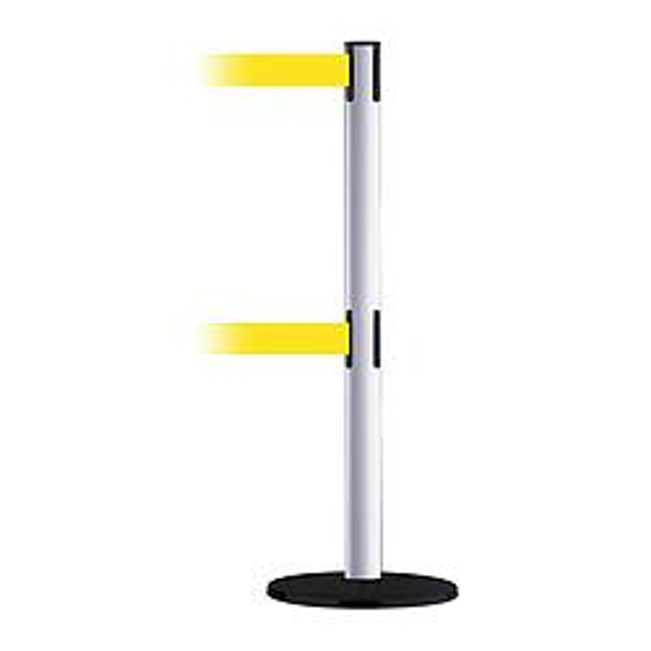 TENSABARRIER 889T2B-33-32-STD-NO-Y5X-C D0016 BARRIER POST W/ BELT 7-1/2 FT L YE