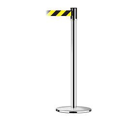 TENSABARRIER 890U-1P-1P-1P-STD-NO-D4X-C D0009 BARRIER POST WITH BELT POLISHED CH
