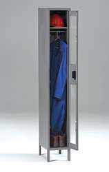 TENNSCO CORP CSL-121272-1 MED GRE VISIBILITY LOCKERS ASSEMBLED WITH LEG