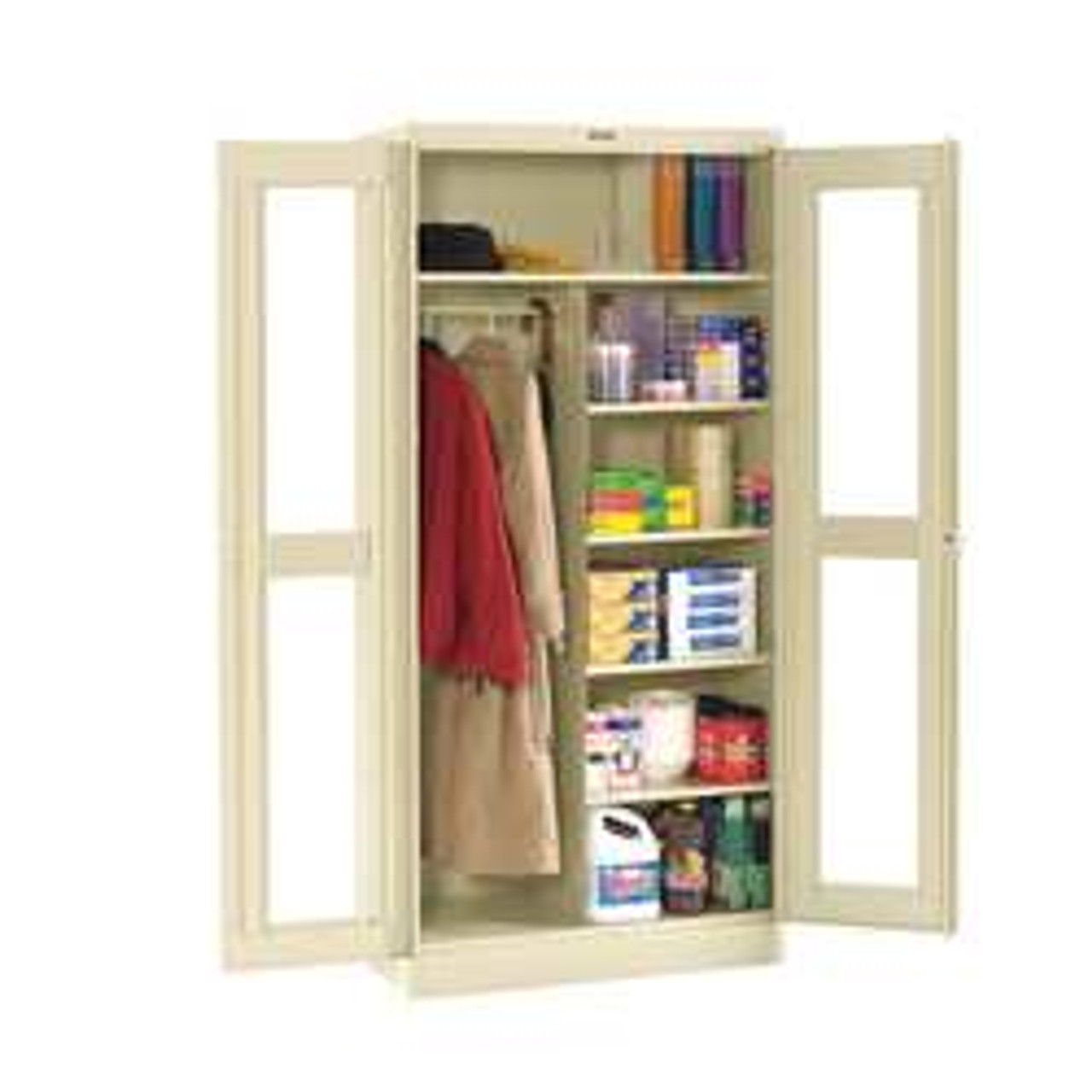 TENNSCO CORP CVD1472 SAND COMBINATION STORAGE CABINET CLEARVIEW