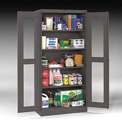 TENNSCO CORP CVD7218 MED GREY STORAGE CABINET 24 GA. 72 IN H 18 IN D