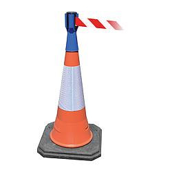 TENSABARRIER TC114-23-MAX-NO-D3X-C D0086 TENSACONE TOPPER BLUE BELT RED/WHI