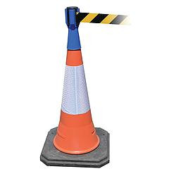 TENSABARRIER TC114-23-MAX-NO-D4X-C D0086 TENSACONE TOPPER BLUE BELT YELLOW/