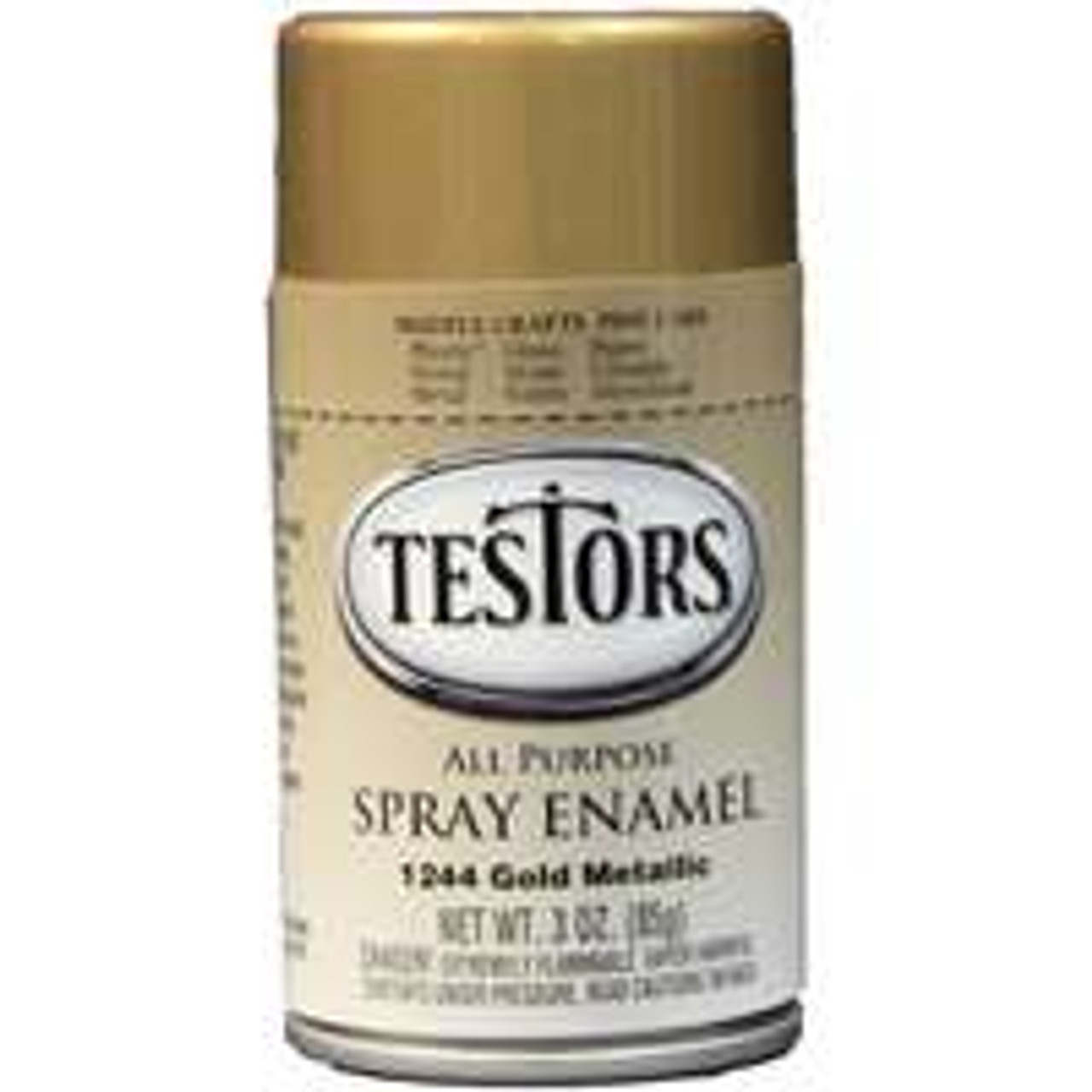 TESTOR CORPORATION 1244T SPRAY ENAMEL GOLD 3OZ         
