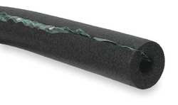 THERMACEL 6XP048118 PIPE INSULATION 1-1/8 IN ID 6 FT L BL